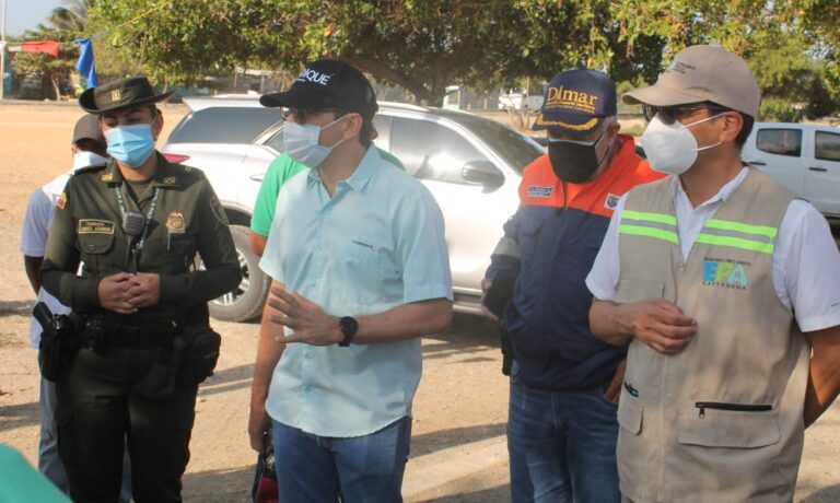 funcionarios en inspección de ciénega de la virgen