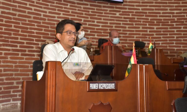 Director del EPA, Javier Mouthon, en concejo de cartagena debatieron los proyectos sobre emergencia climátic