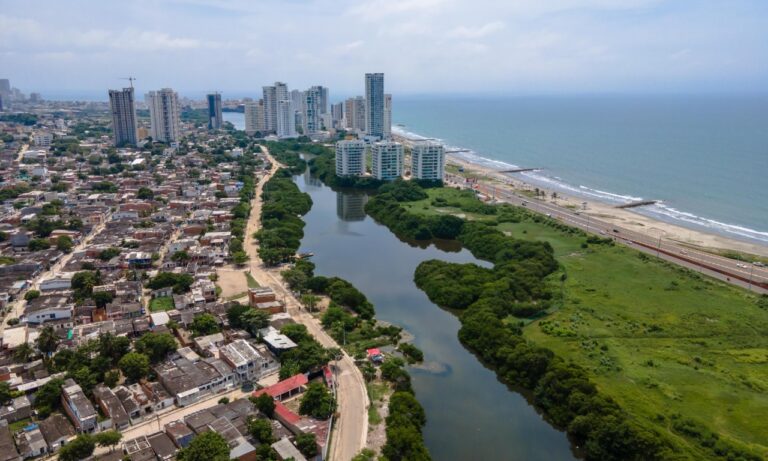 Panorámica del caño Juan Angola