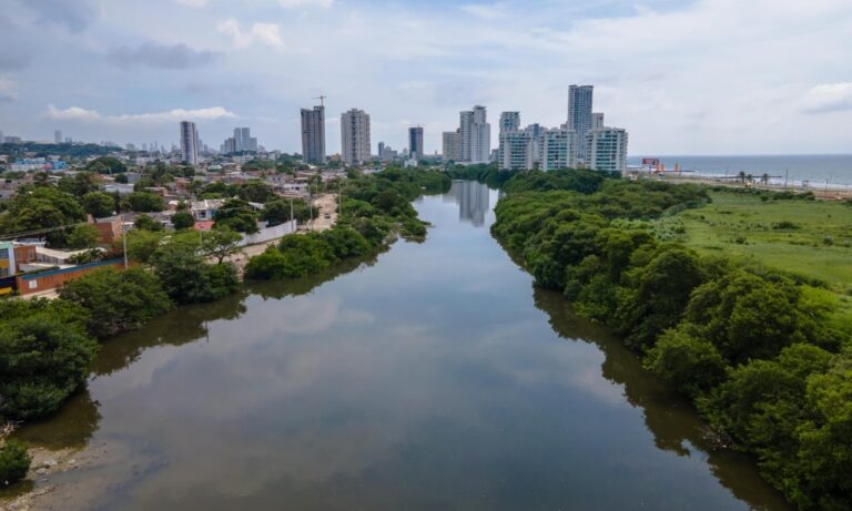 Panorámica del caño Juan Angola
