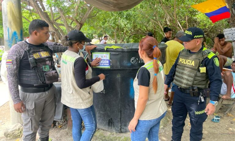 Funcionarios en suspensión a lavadero de vehículos por vertimientos a la Ciénaga de la Virgen y Caño de Juan Angola