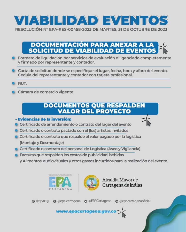 VIABILIDAD DE EVENTOS