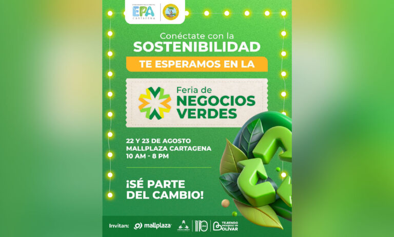 Se viene la Feria de Negocios Verdes de EPA Cartagena este 22 y 23 de agosto de 2025